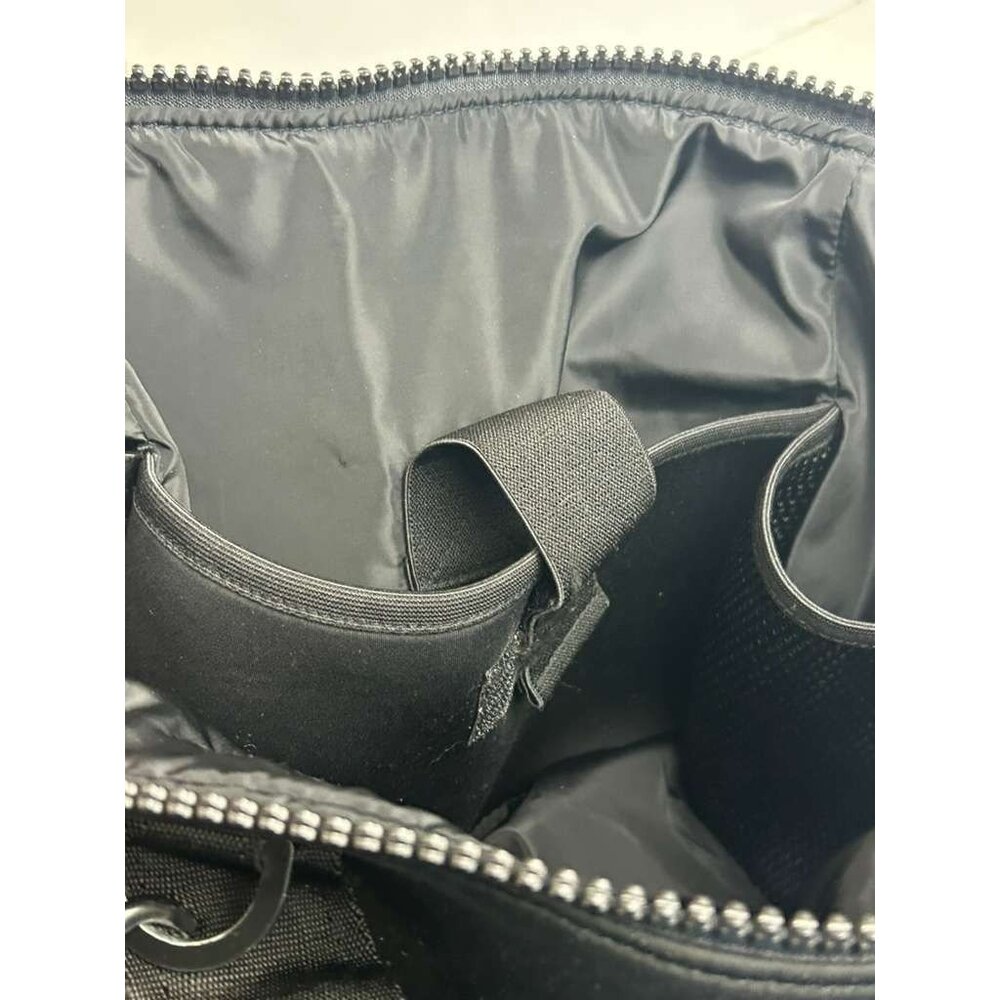 Dagne Dover Women's Black Bag With Mesh Compartments & Zipper Closure - Picture 15 of 16